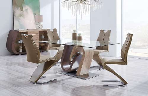 Global 4126 | Dining Set | Angled at 30°