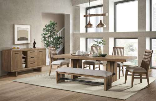 Intercon Landmark | Dining Set | Angled at 30°