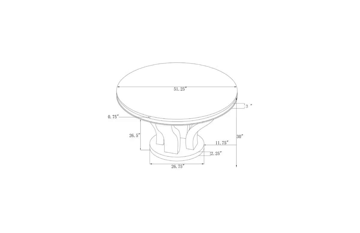Coaster 107891 | Dinette Table | Specifications