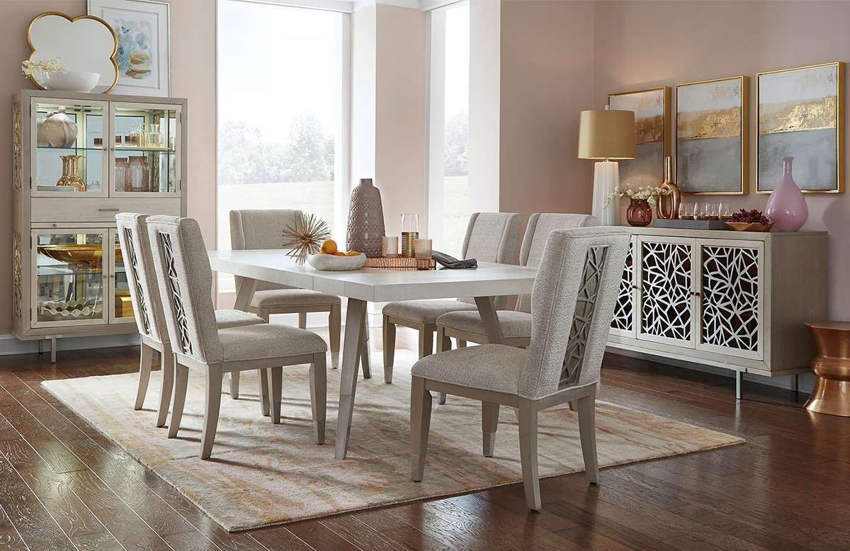 Magnussen D5490 | Dining Set | Angled at 30°