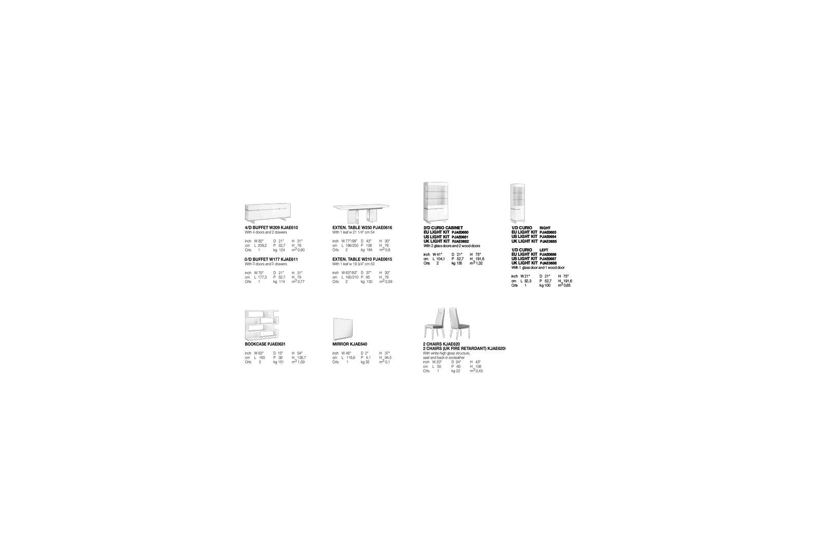 Alf Artemide | Dining Room | Specifications