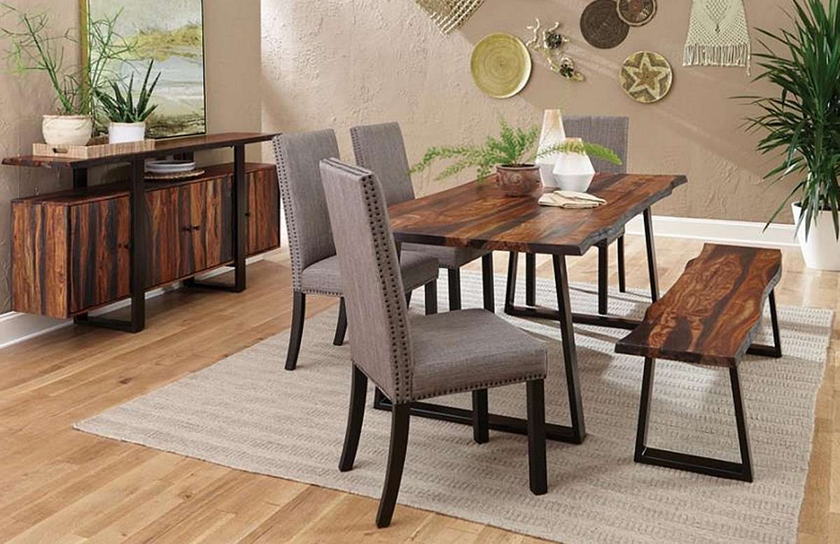 Coaster 110181 Live Edge | Dining Room | Angled at 30°