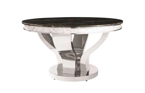 Coaster 107891 | Dinette Table | Black Marble
