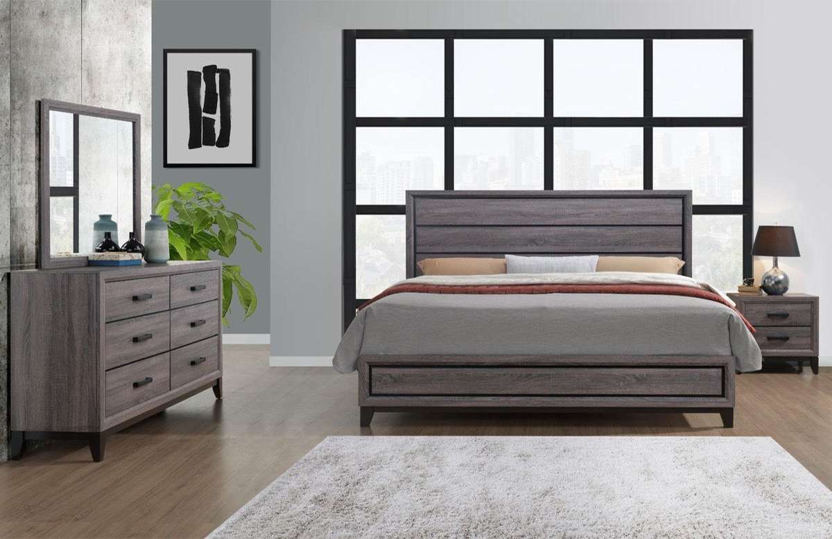 Global Kate | Bedroom in Grey | Front Facing