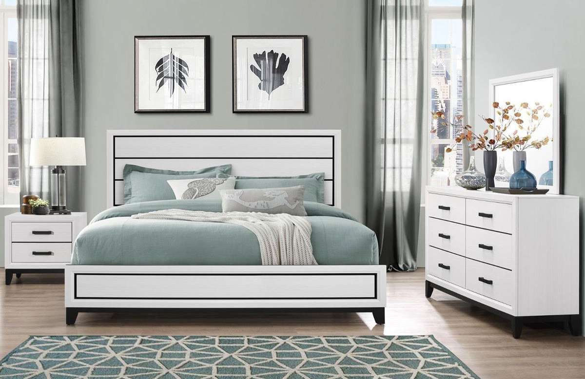 Global Kate | Bedroom in White | Front Facing