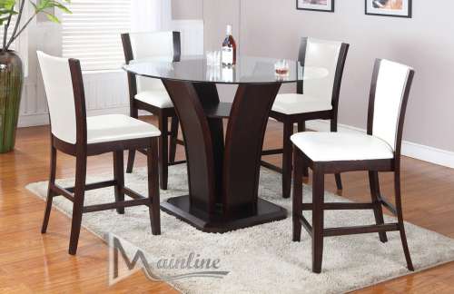 Mainline 22110 | Dinette Set | Espresso & White