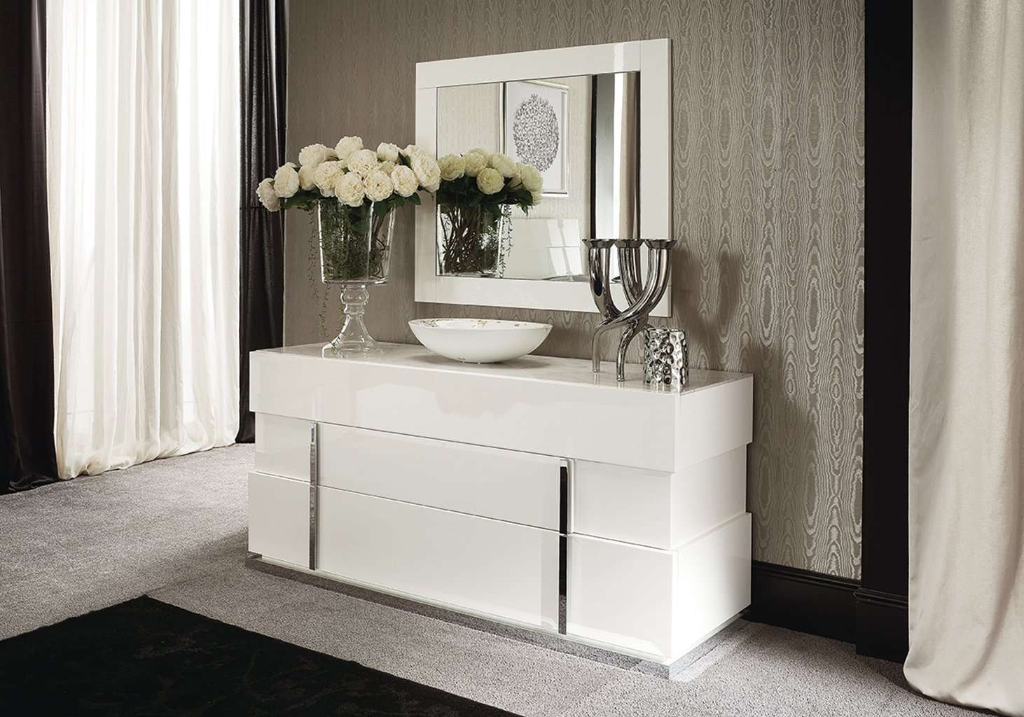 Alf Canova | Dresser & Mirror | Angled at 30°