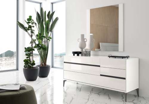 Alf Costa Blanca | Dresser & Mirror | Right Facing