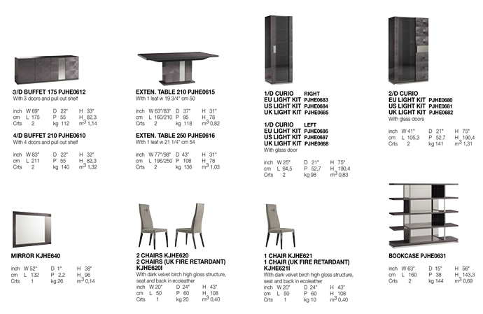 Alf Heritage | Dining Room | Specifications