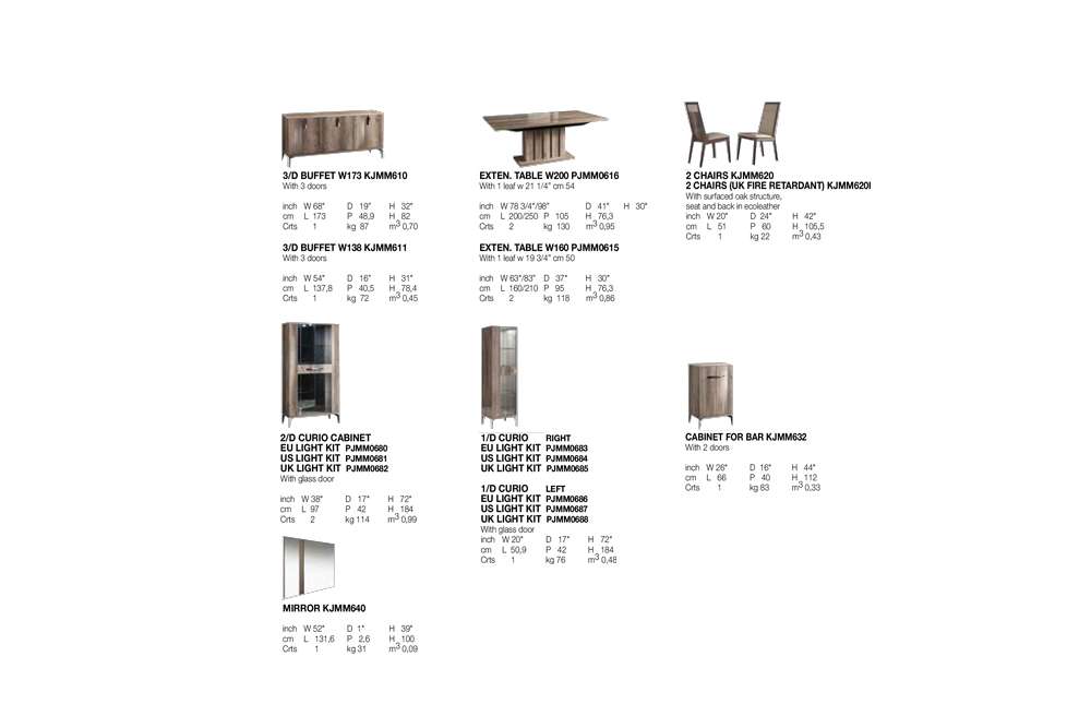 Alf Matera | Dining Room | Specifications