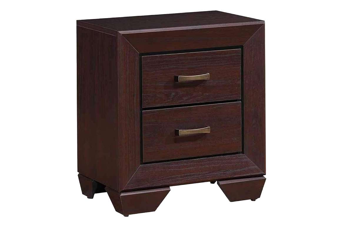 Coaster Hazel | Cocoa Nightstand | Angled at 30°