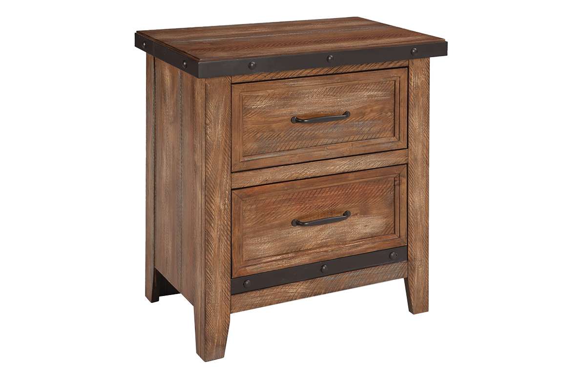 Intercon Taos | Nightstand | Angled at 30°