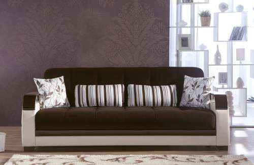 Bellona Natural | Collins Brown Sofa | Front Facing