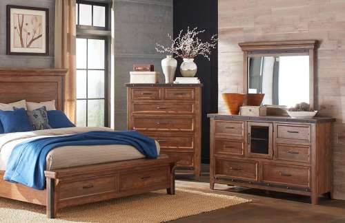 Intercon Taos | Bedroom Dresser | Angled at 30°