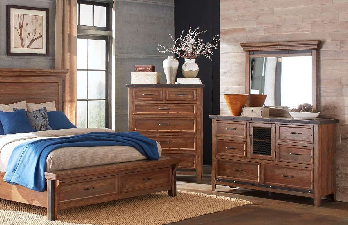 Intercon Taos | Bedroom Dresser | Angled at 30°