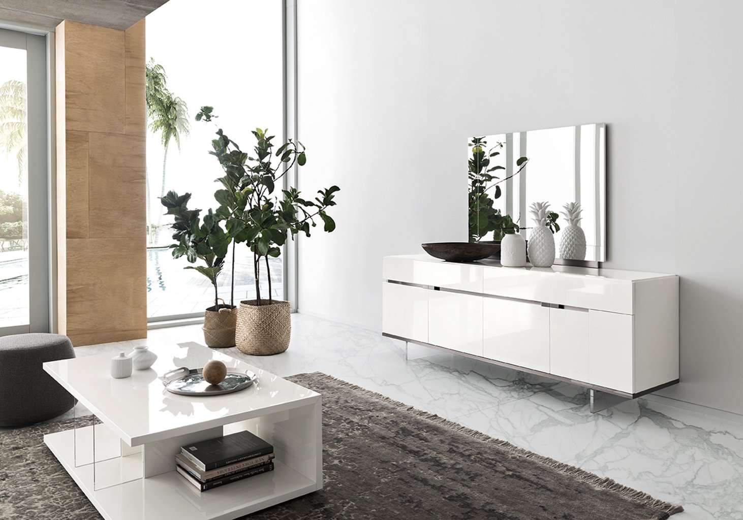Alf Heritage | 4-Door Buffet & Mirror | Angled at 30°