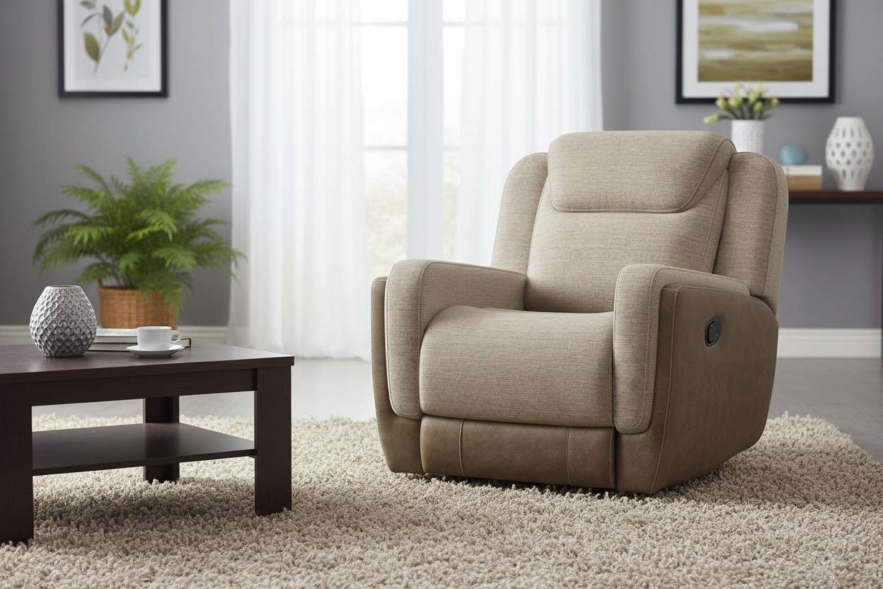 Elements Hornet Glider Recliner (Beige)