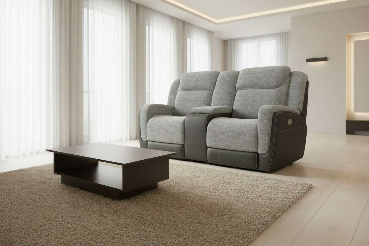 Elements Hornet Loveseat (Gray) - Image 2